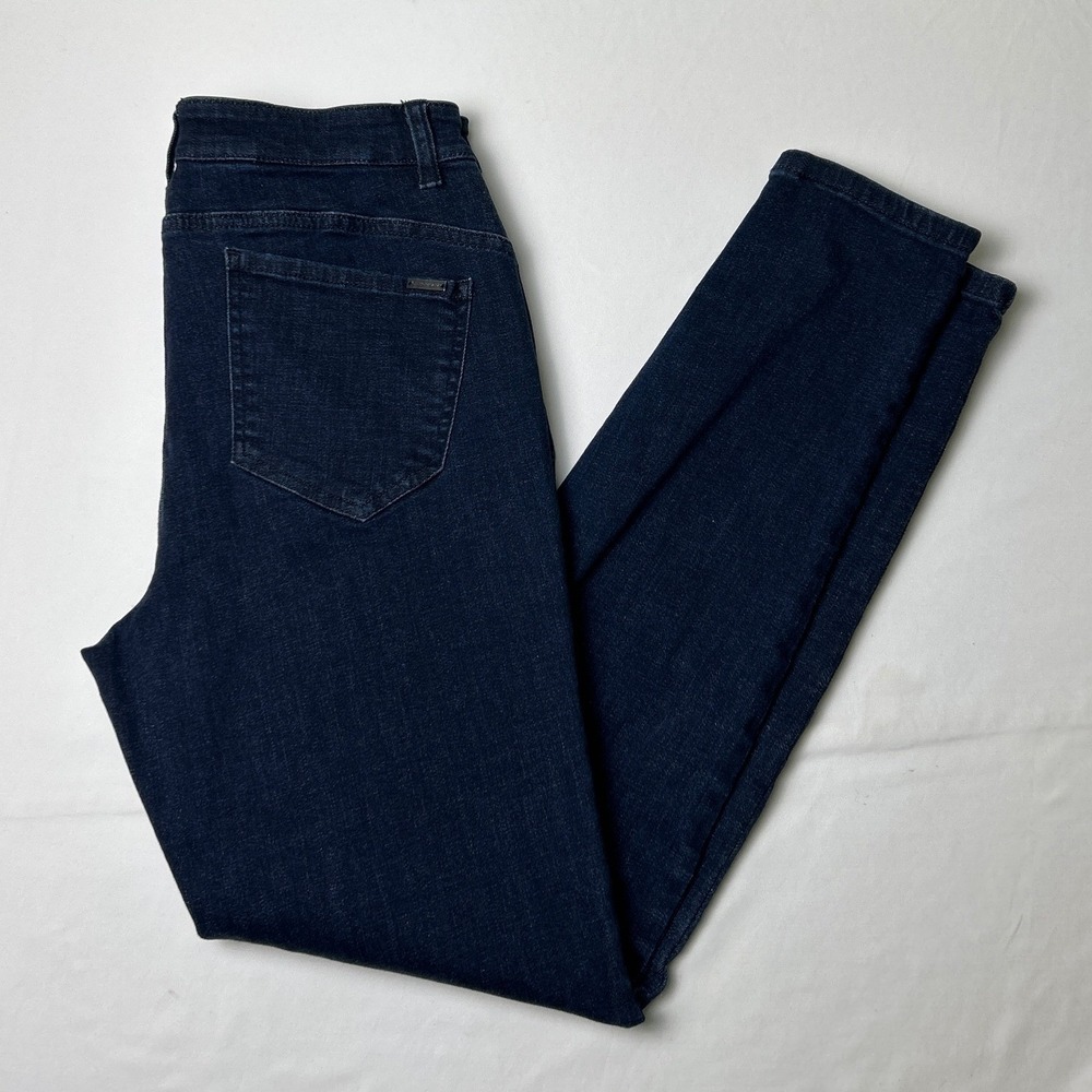 G by Giuliana Womens High Rise Straight Leg Jeans Size 12 Dark Indigo Stretch